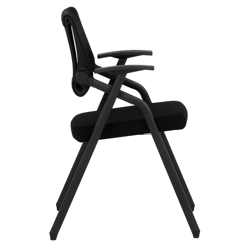 Сгъваем посетителски офис стол Carmen 1709 черен